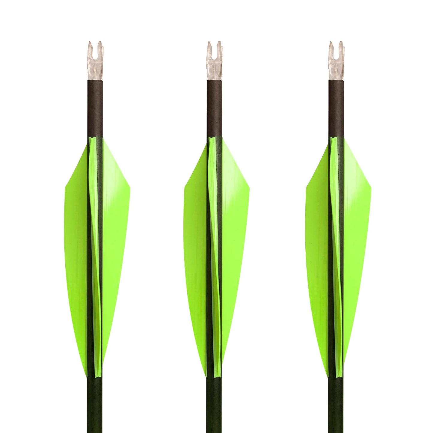 TAC Vanes 3.75" Driver Arrow Vanes | Archery Fletching for Compound & Crossbow | Durable, Lightweight, High Accuracy, Green 100 Pack
