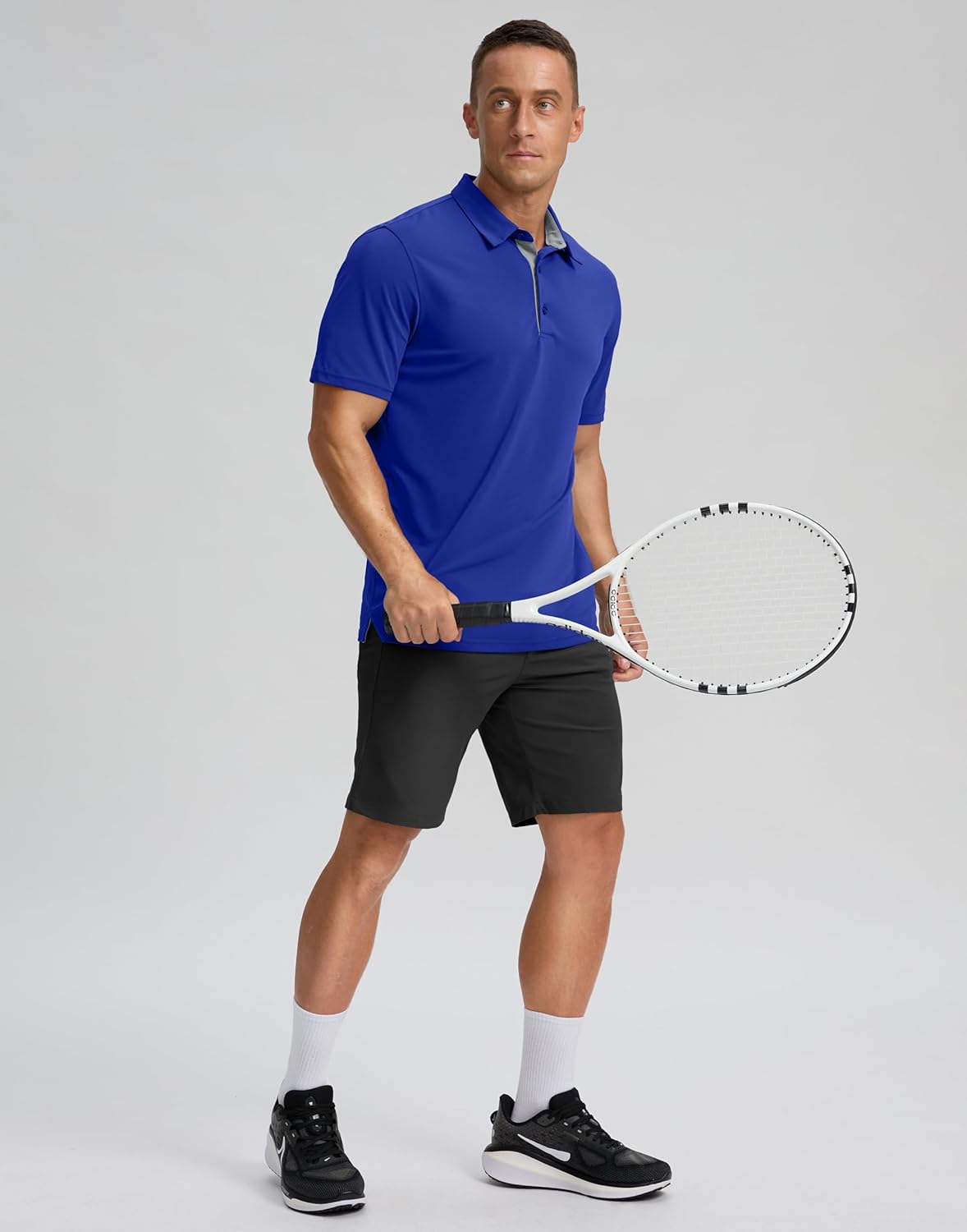 Skiennix Men's Golf Polo Shirts - Moisture-Wicking Dry Fit Performance | Short Sleeve Casual Athletic Wear