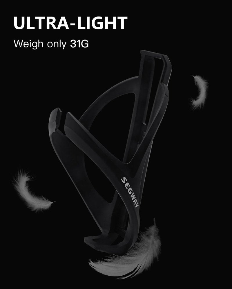 Scooter Water Bottle Holder Ultra-Light Bottle Cages with Screws Tool Compatible with Ninebot by Segway E3 E3 Pro MAX G3 F3 F3 Pro ZT3 Pro KickScooter Water Cup Holder Original Accessories