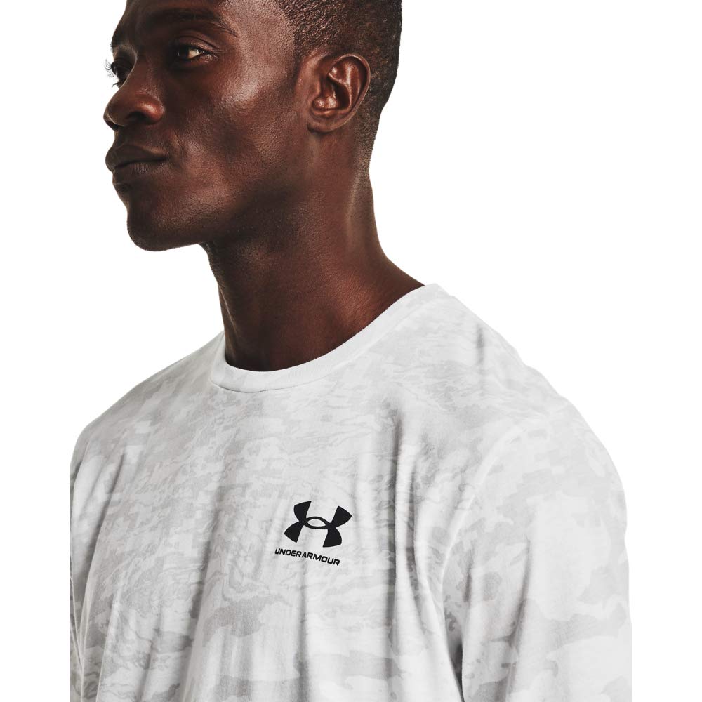 Under Armour ABC Camo Short Sleeve T-Shirt, White (100)/Mod Gray, X-Large
