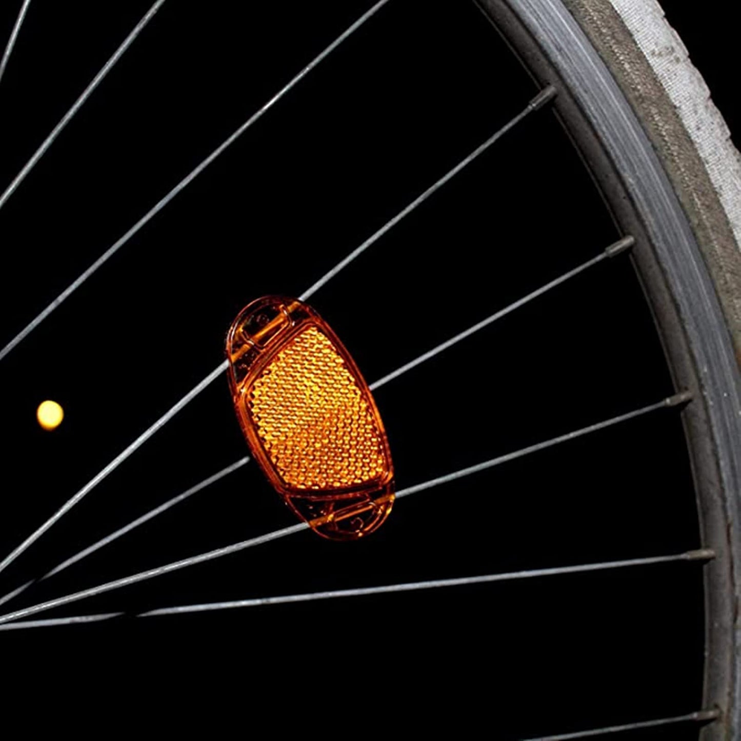 UoYu 8 pcs Oval Reflector Bicycle Spoke Signage Decoration Safe Warning Red for Bicycle Wheel Mountain Bike Accessories