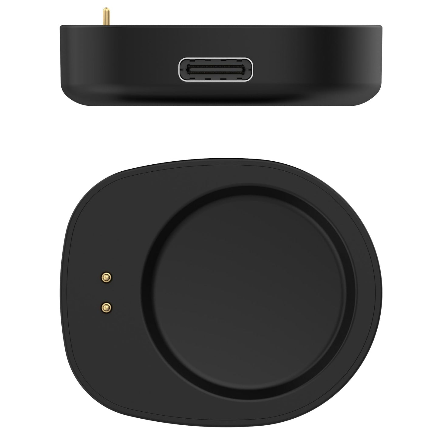 Compatible with Amazfit Helio Strap Charger Adapter, Charging Type-C Female Adapter Charger Converter fit for Amazfit Helio Strap Accessories (Black&Black)
