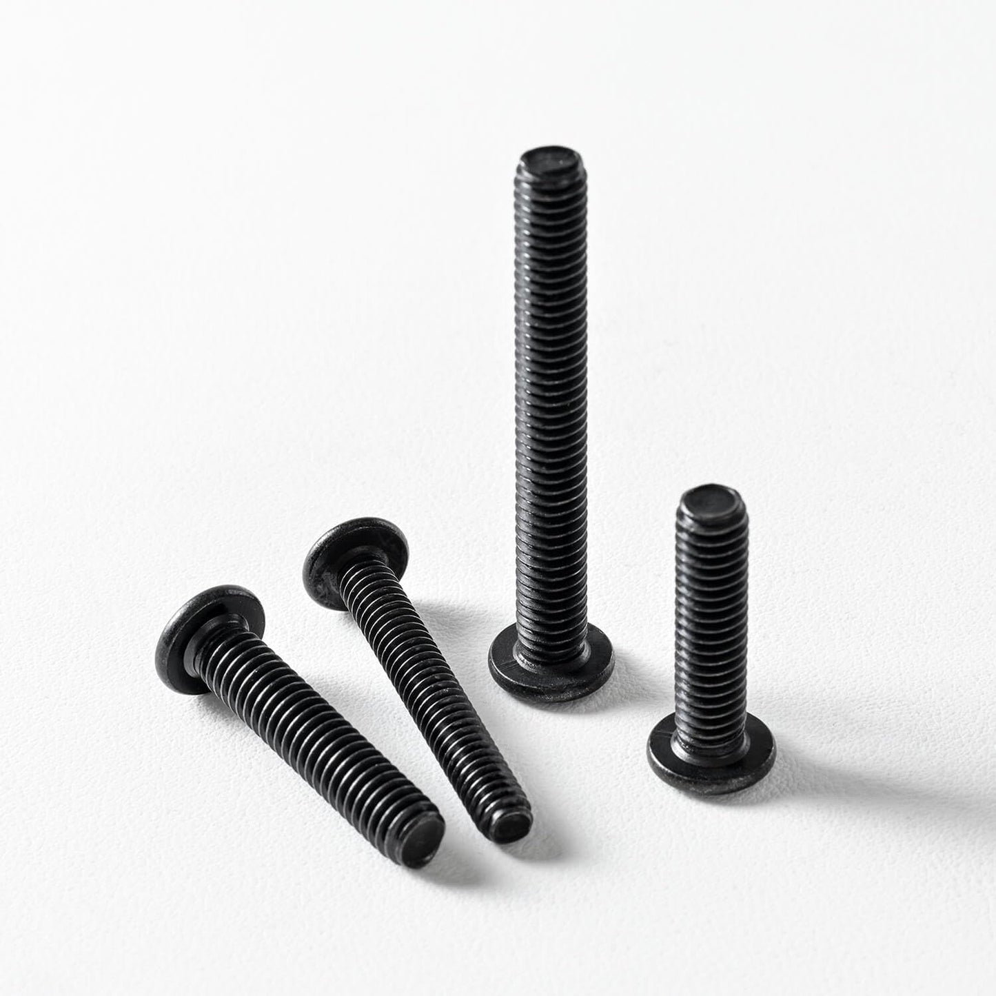 5/16-18 x 2" (10 Pack) Flat Head Hex Socket Cap Screws Bolts, Black Oxide 304 Stainless Steel 18-8, Hex Drive, Bright Finish, Fully Machine Thread