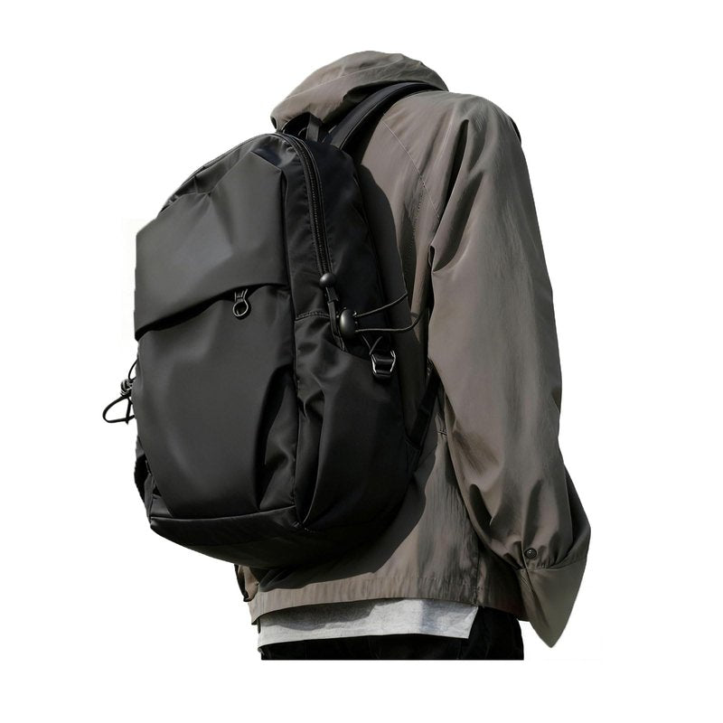 SEAFEW Large Black Convertible Sling Crossbody Backpack Shoulder Bag for Men Women, Waterproof Nylon Chest Bag One Strap Back Pack for Hiking Walking Biking Travel Cycling with USB Charger Port
