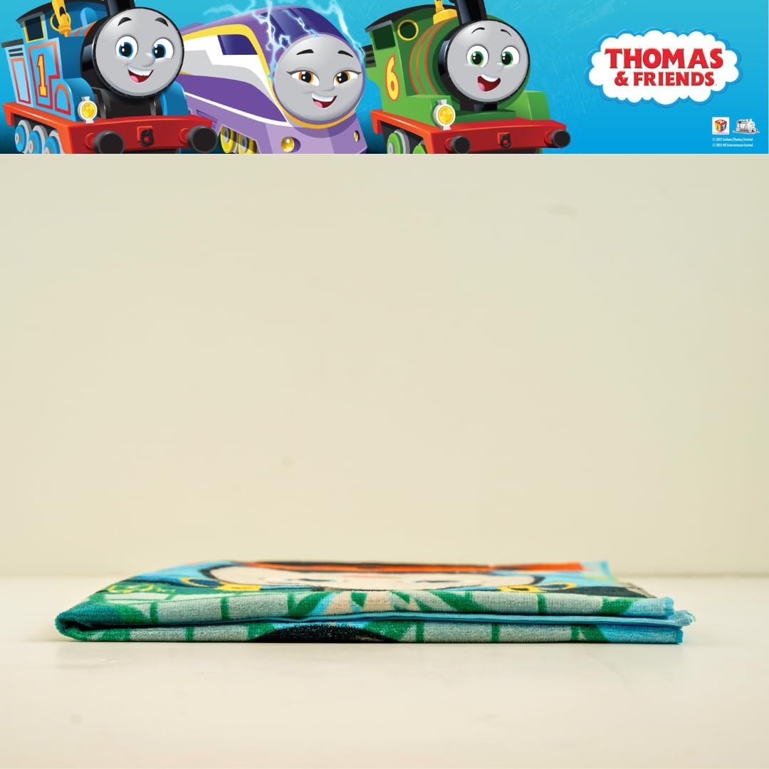 Thomas & Friends Super Soft Cotton Bath Towel - Ideal for Kids, 58" x 28" | Perfect for Pool & Beach