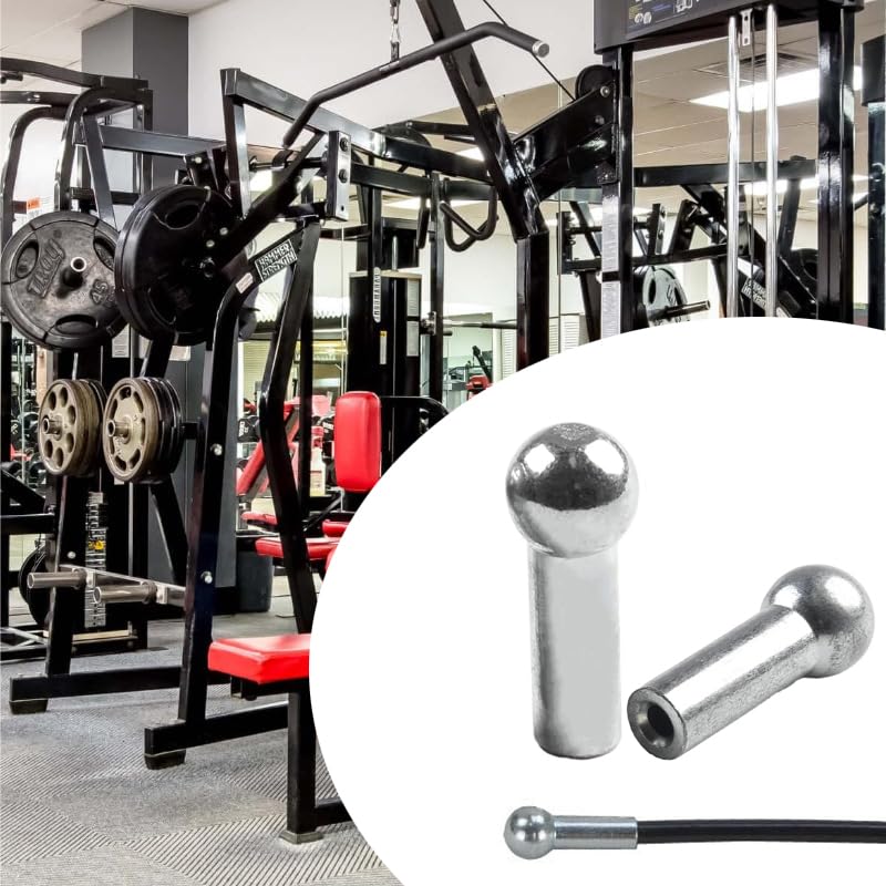 5 Pack Cable Ball Terminals for 5mm Fitness Equipment Cables
