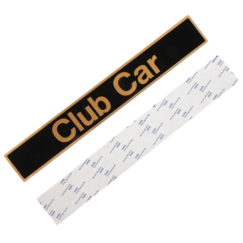 Roykaw Golf Cart Name Plate/Emblem Compatible with Club Car Precedent Models, Replaces OEM # 102502601