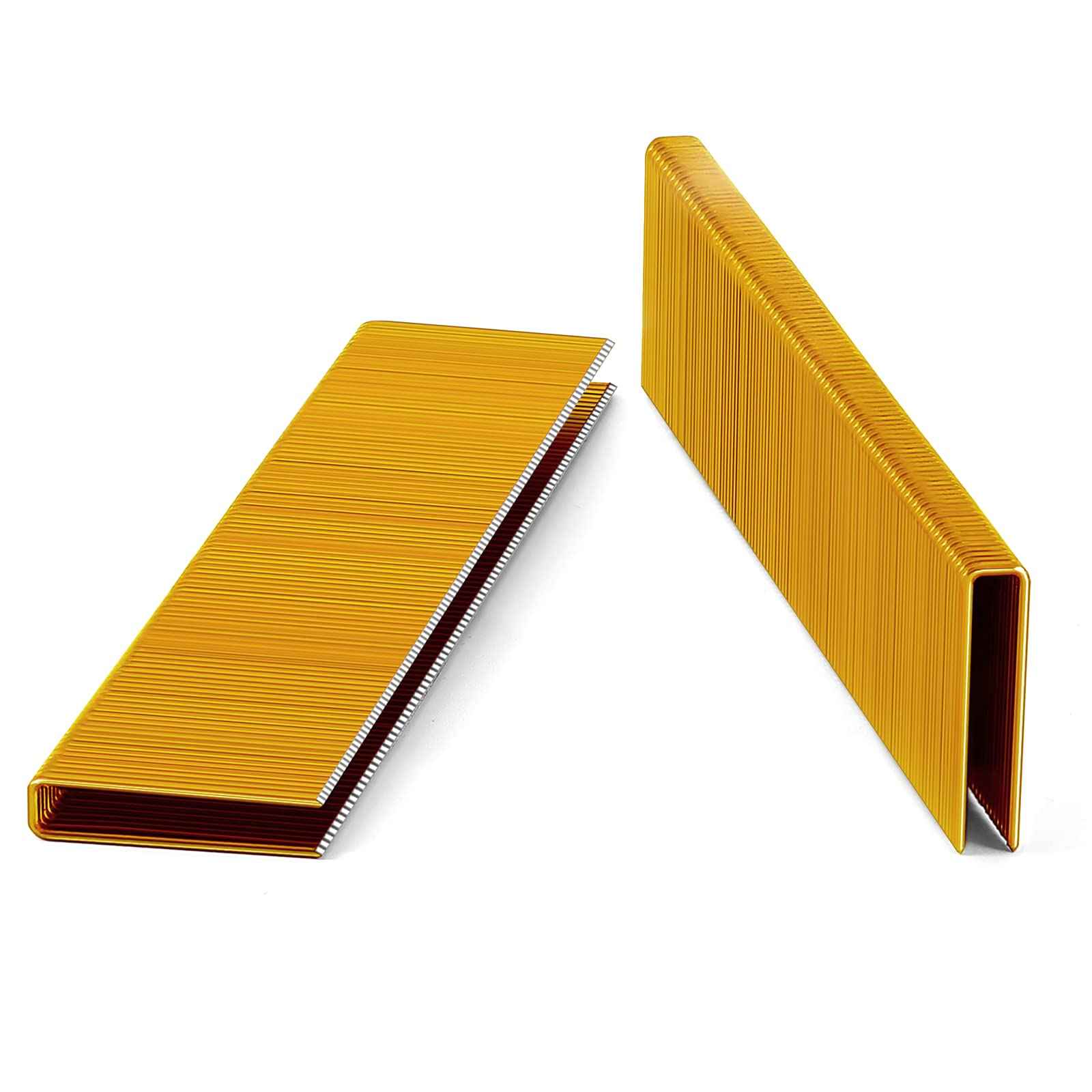 SimCos 18 Gauge 1/4" Narrow Crown Staples, 1-Inch, Galvanized Project Pack for 18 GA Pneumatic or Electric Stapler or Staple Gun (2000)