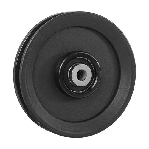 Luwint 4.5 Inch Pulley Wheel, 3 Pack Bearing Pulley Replacement for Cable Machine, Home Gym Equipment, LAT Pulldown, Fitness System (115mm, 10mm Bore)