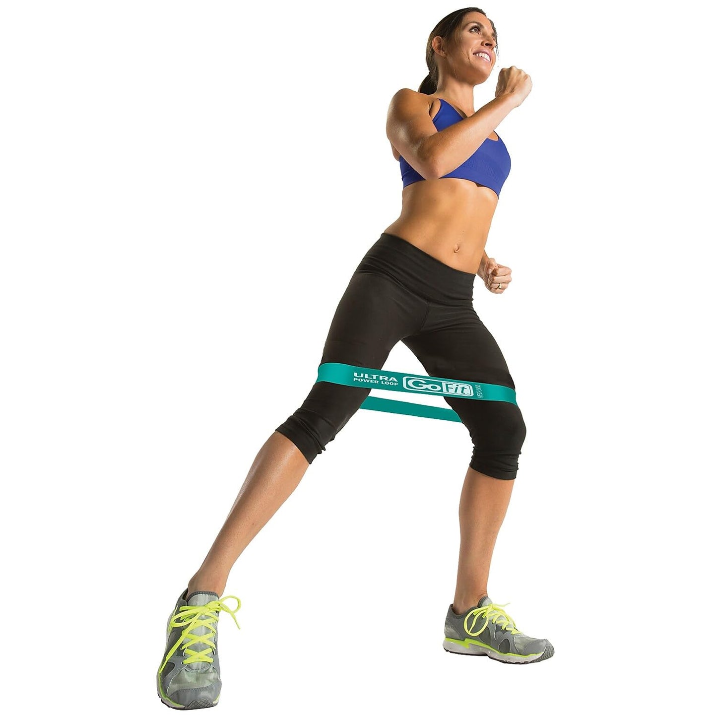 GoFit GF-SUPL-MX Single Ultra Power Loop (Teal, Medium X, 10 Pounds),Green