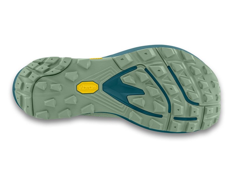 Topo Athletic Women's Pursuit 2 Running Shoes - Comfortable Lightweight Cushioned Durable 0MM Drop Laced Trail, Athletic Footwear, Sage/Blue, Size 8