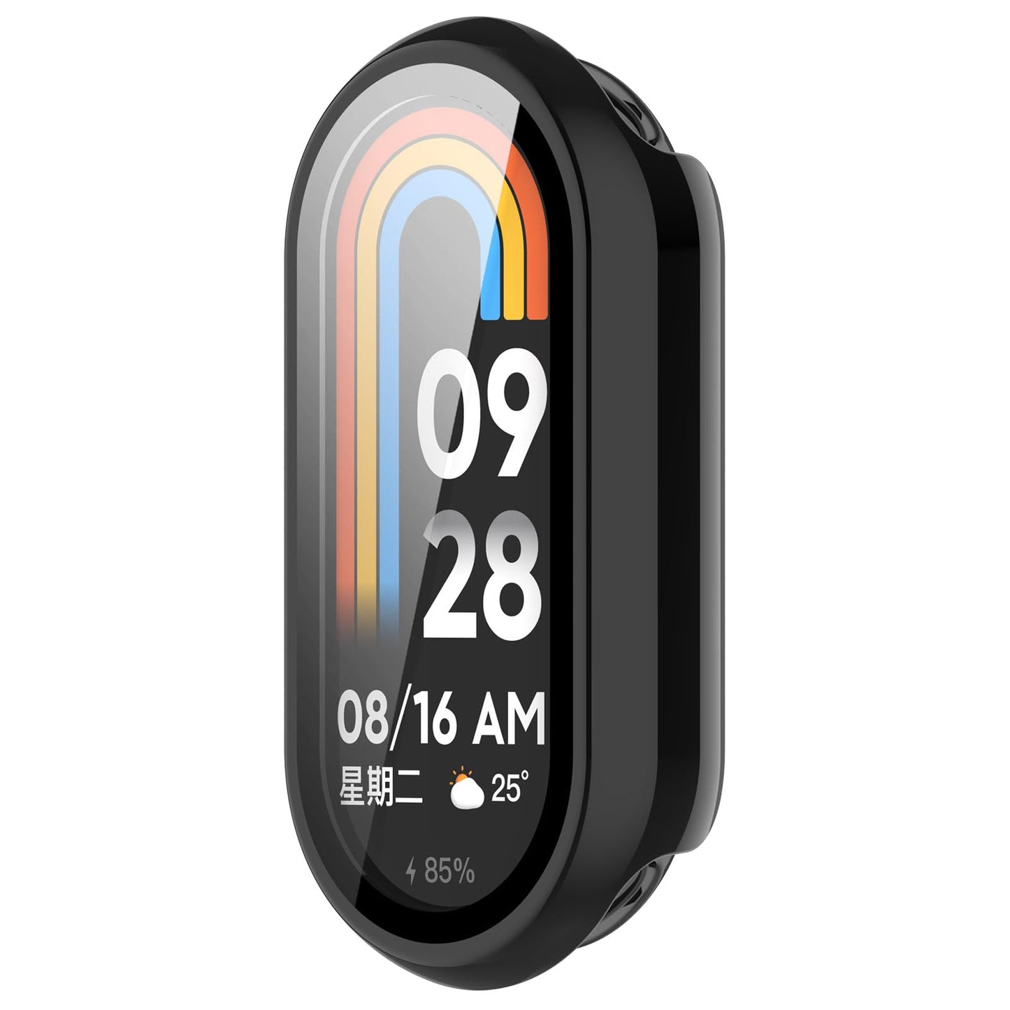Compatible with Xiaomi Mi Smart Band 10 Screen Protector, Full Coverage Protective Cases Cover for Xiaomi Mi Smart Band 10 10NFC Accessories (5Pack-D)
