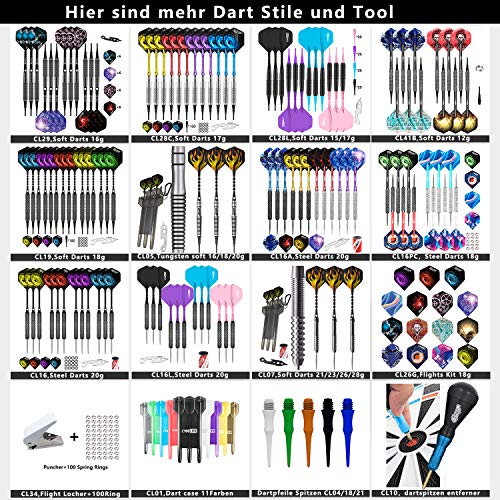 Steel Tip Dart Sharpener - 5-Piece Set for Darts