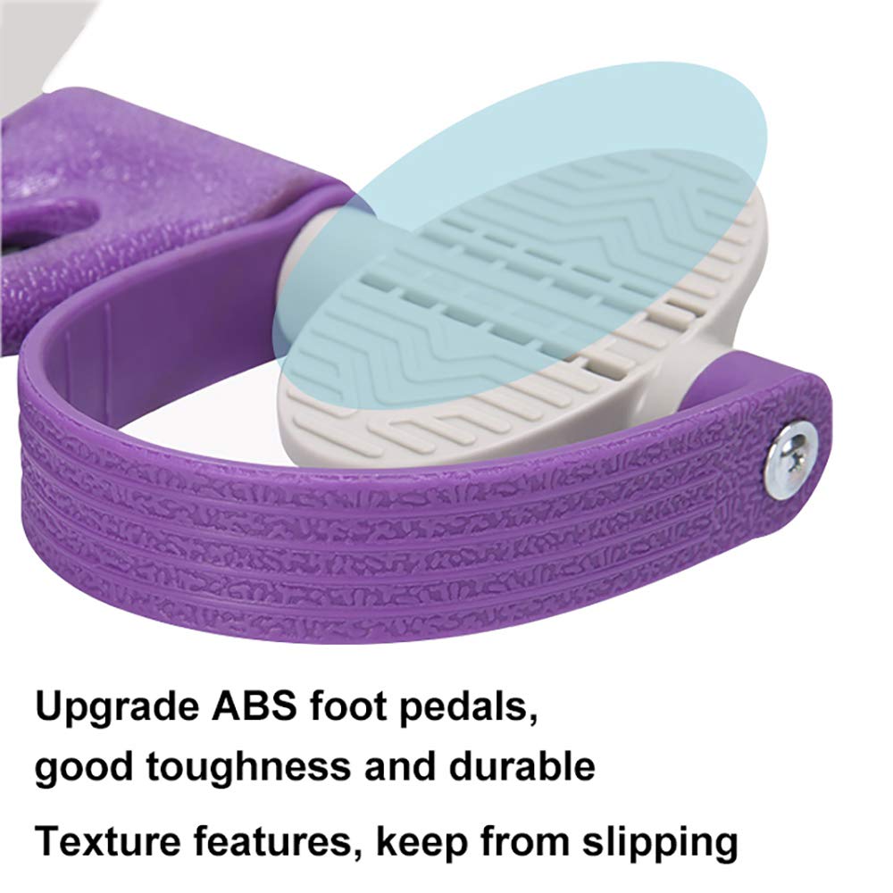 Pedal Resistance Bands with Handles Exercise Bands Multifunction Tension Rope Fitness for Working Out Arm Abs Legs Stretch Bands