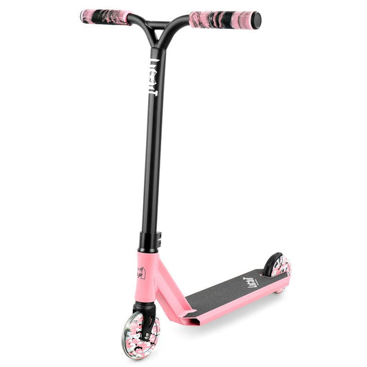 Limit LMT68 Mini Pro Kick Stunt Scooter-Short and Small Freestyle Trick Scooters for Kids Ages 5 Years and Up-Professional Complete BMX Scooter Perfect for Beginners Children Boys and Girls Gifts Pink