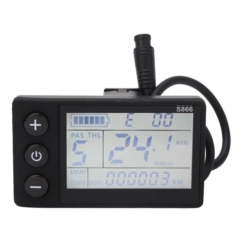 Electric Scooter Conversion LCD Display with 6P Waterproof Connector Mountain Conversion LCD Panel Parts