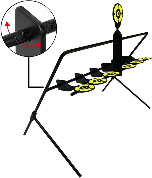 Atflbox Airgun Pellet BB Gun Targets - 6 Durable Steel Targets for .177 Caliber Shooting
