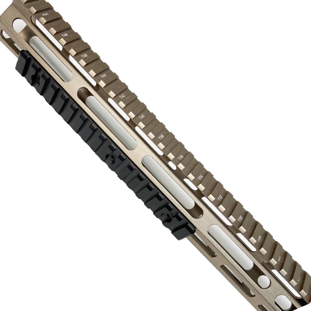 MK17 | 7-Inch Long Aluminum Mlok Picatinny Rail Mount - 17 Slot with T-Nuts, Screws & Hex Wrench Included