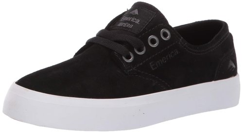 Emerica Romero Laced Youth Men's Skate Shoe Black/White/Gum - Durable, Comfortable, and Casual Sneakers