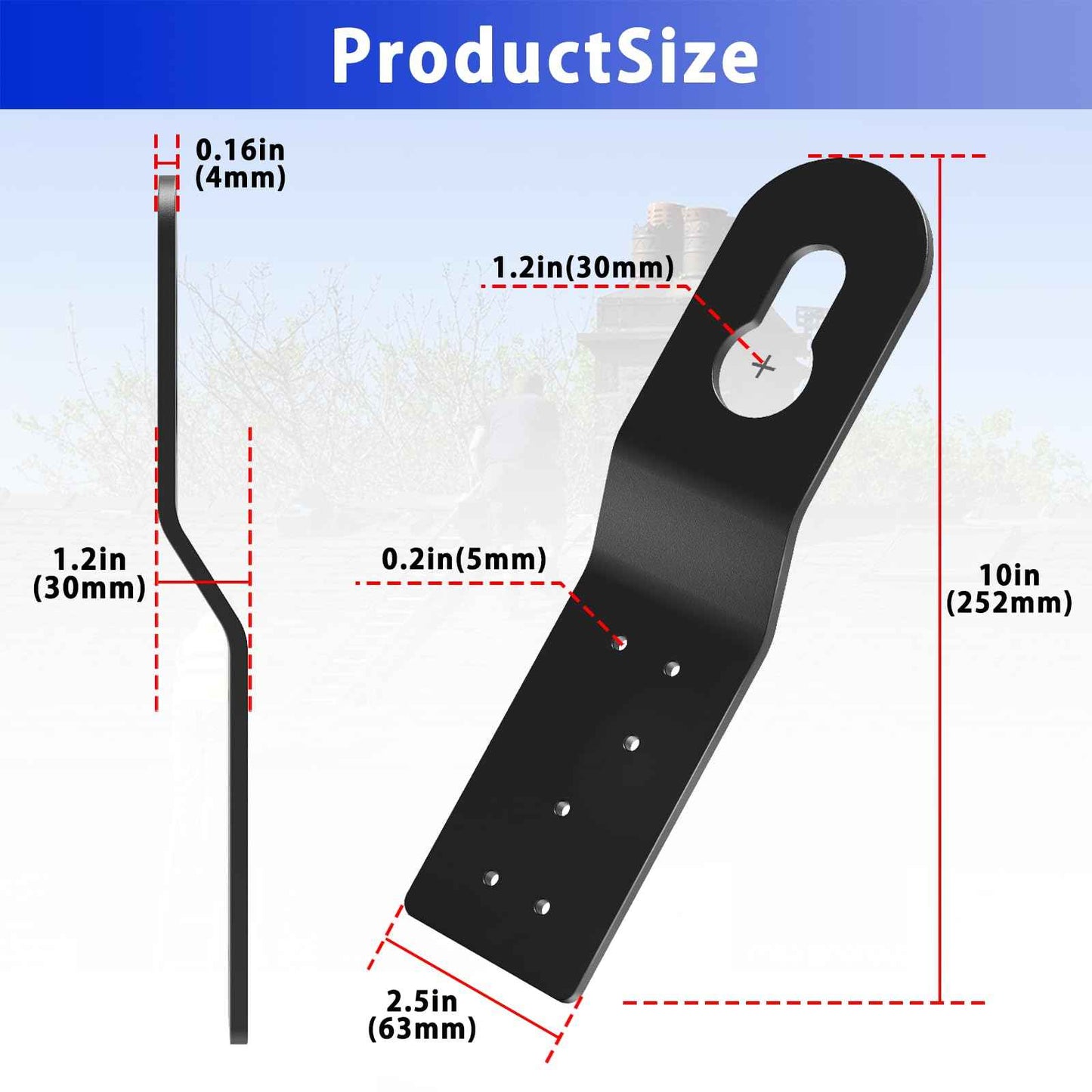 6 Pcs Roof Safety Anchor Hitch Clip, Black Roof Anchors, For Fall Protection Connects To Wood Surfaces, Permanent Roof Anchor Use With Roofing Harness, Safety Ropes And Other Roof Safety Equipment