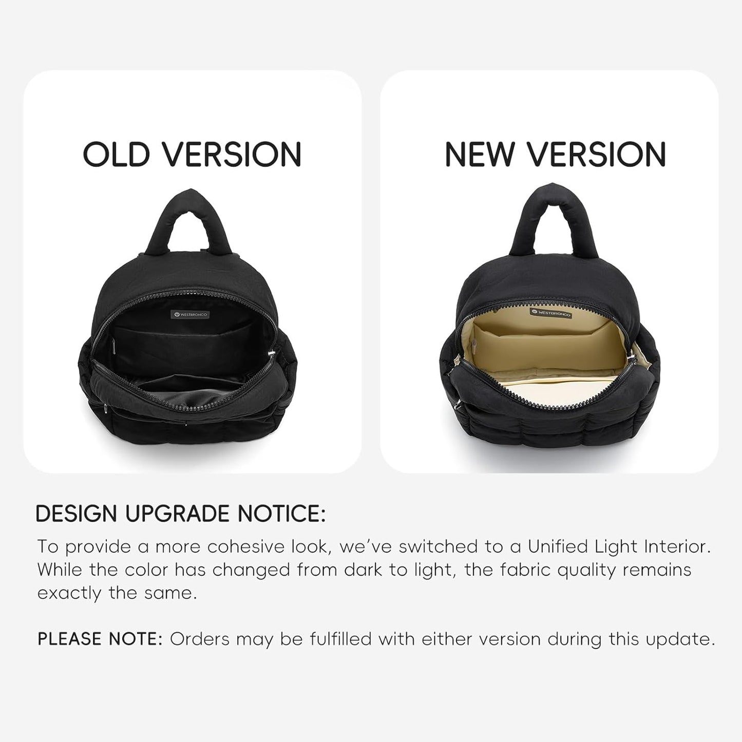Westbronco Mini Backpack - Lightweight Nylon Fashion Purse for Travel & Daily Use | Small Size
