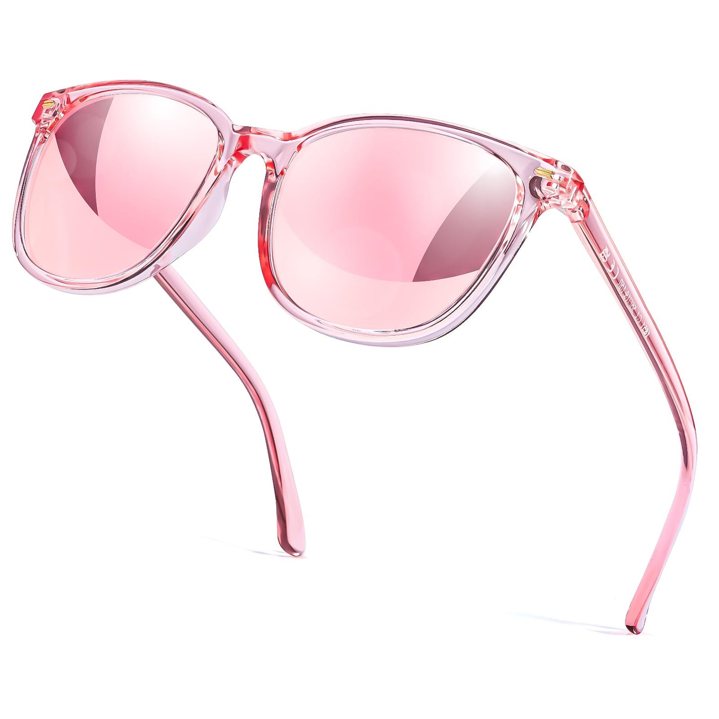 Myiaur Polarized Sunglasses for Women, Square Mirrored Trendy Shades with UV Protection Reduce Glare Sun Glasses