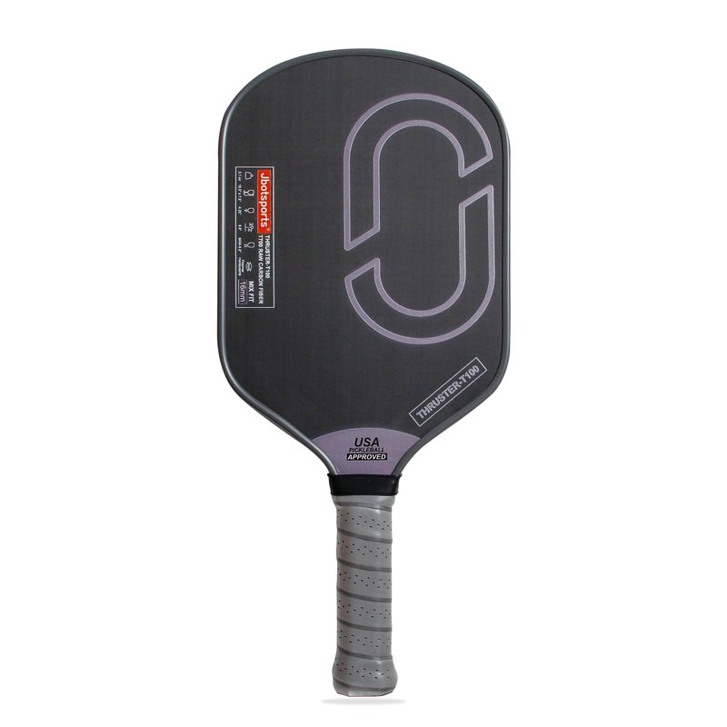 T700 Carbon Fiber Pickleball Paddle, Professional Pickle Ball Paddle Textured Surface with High Grit & Spin, Pickleball Racket Designed for Ultimate Spin & Control, Thruster-T100