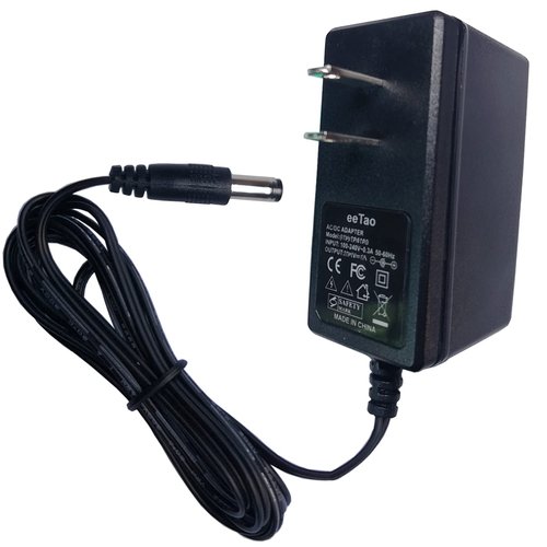 eeTao AC/DC Adapter Charger Compatible with Razor Crazy Cart Shift Lightshow 20143401 12V Sealed Lead-Acid SLA Rechargeable Battery Pack HUB Motor Electric Ride-on Drifting Go-Kart Power Supply
