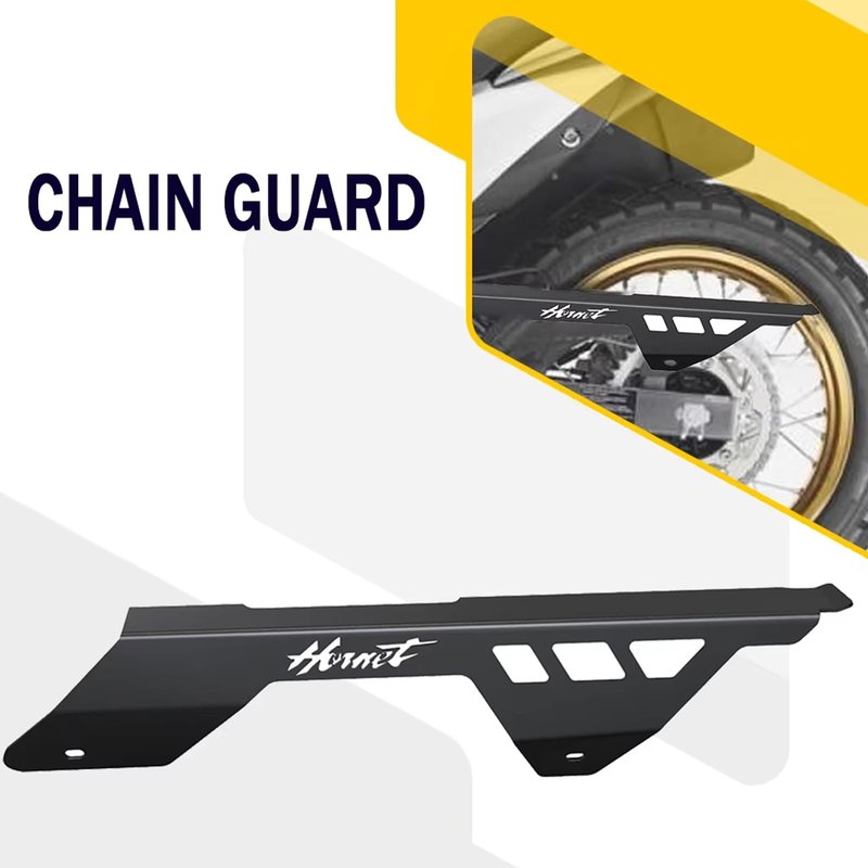 Si Si Xia for CB 750 CB750 Hornet cb750 CB750HORNET 2023 2024 2025 CB750 Hornet Motorcycle Chain Guard Cover Sprocket Protector Motorcycle Accessories (Black)