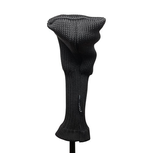 Majek All Hybrid Golf Club Black Sleek Tight Fit Headcover Set 3-SW Acrylic Head Covers 3 4 5 6 7 8 9 PW SW (Total of 9 Hybrid Head cover Set)