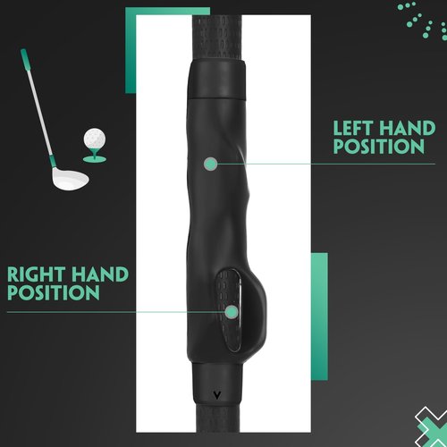 Soulchen 8 Pack Golf Grip Trainer, Golf Training Aid, Swing Trainer Club Grips Accessories for Right Handed Club Grip Equipment to Help Correct Hand Position