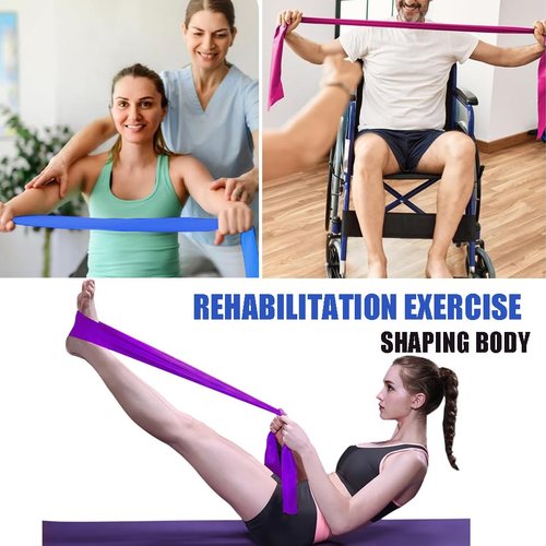 Hip Resistance Bands Set with Exercise Band, 3 Levels, Carry Bag and Guide, Multi-Colour (Light Gray+Medium Gray+Black)