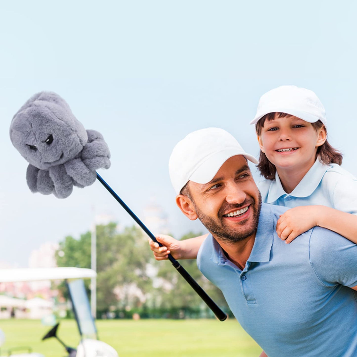 Big Teeth Driver Funny Golf Head Covers Funny Golf Club Covers for 460cc Driver Club,Golf Head Covers Funny Gift (Octopus)