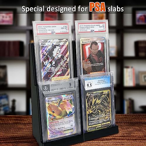 Resealable Graded Card Slab Sleeves for PSA Slabs - 100 Pack
