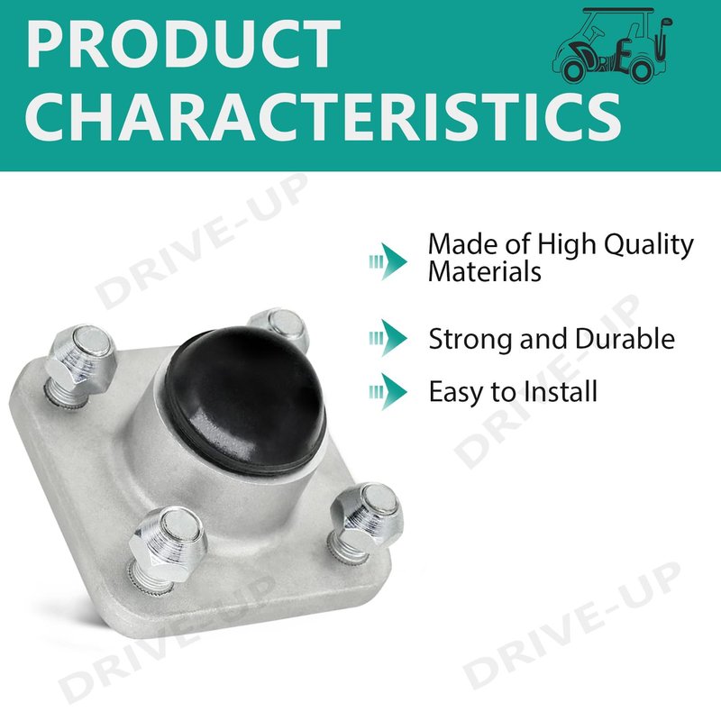 DRIVE UP 2 PCS Golf Cart Front Wheel Hubs Fits for Yamaha G2/G8/G9/G14/G16/G19/G22/G29 Drive Golf Carts, OEM JG5-WF511-10-00 JG5-WF511-00