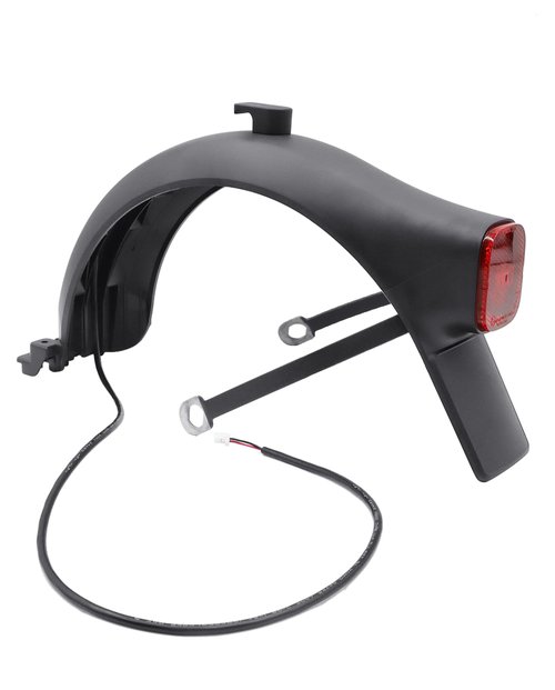 Scooter Rear Fender Assembly with Hook&Taillight Integrated Compatible with Ninebot by Segway F2 / F2 Pro / F2 Plus Kickscooter Rear Mudguard Support Bracket F2 Series Fender Original Accessories