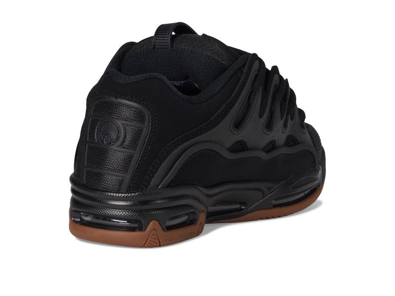 Osiris Men's D3 2001 Black/Black/Gum 9 Medium