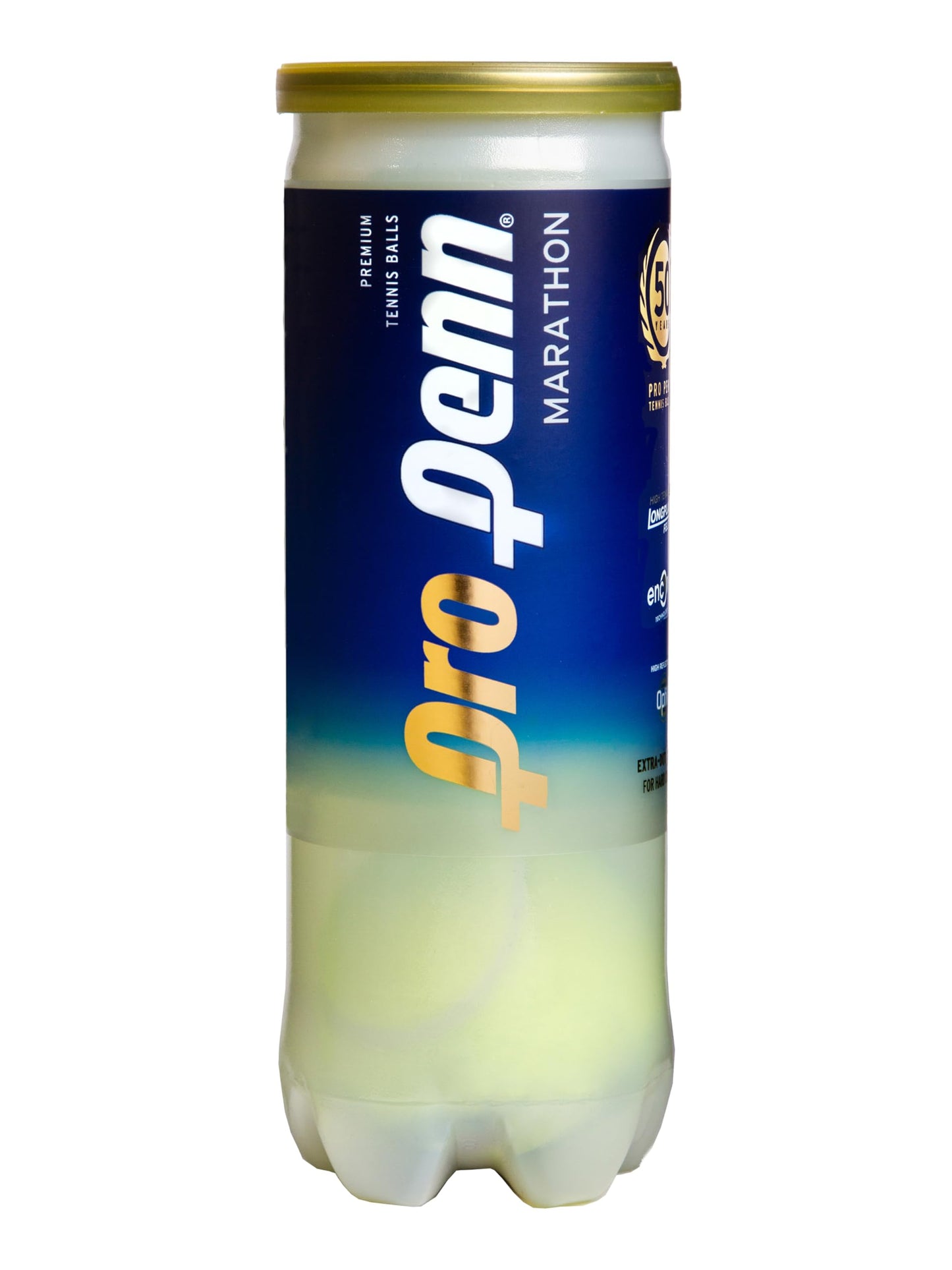 Pro Penn Marathon XD High Altitude Tennis Balls - Extra Duty Felt Pressurized Tennis Balls - 1 Can, 3 Balls