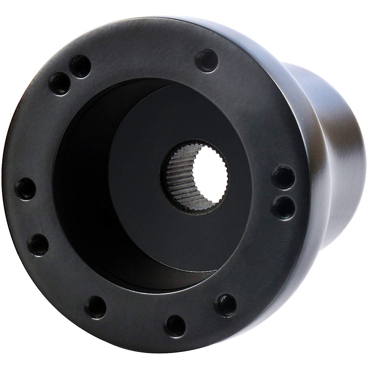 Roykaw Golf Cart Steering Wheel Hub Adapter Compatible with EZGO TXT and RXV 5 Hole or 6 Hole - Black