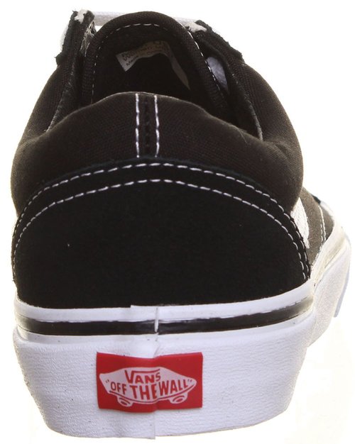 Vans Old Skool Unisex Sneakers, Black/White, 11 US Women/9.5 US Men