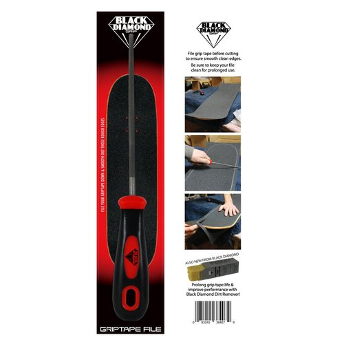 Black Diamond Skateboard Griptape Roller Tool, File Kit- Grip Tape Tools Set
