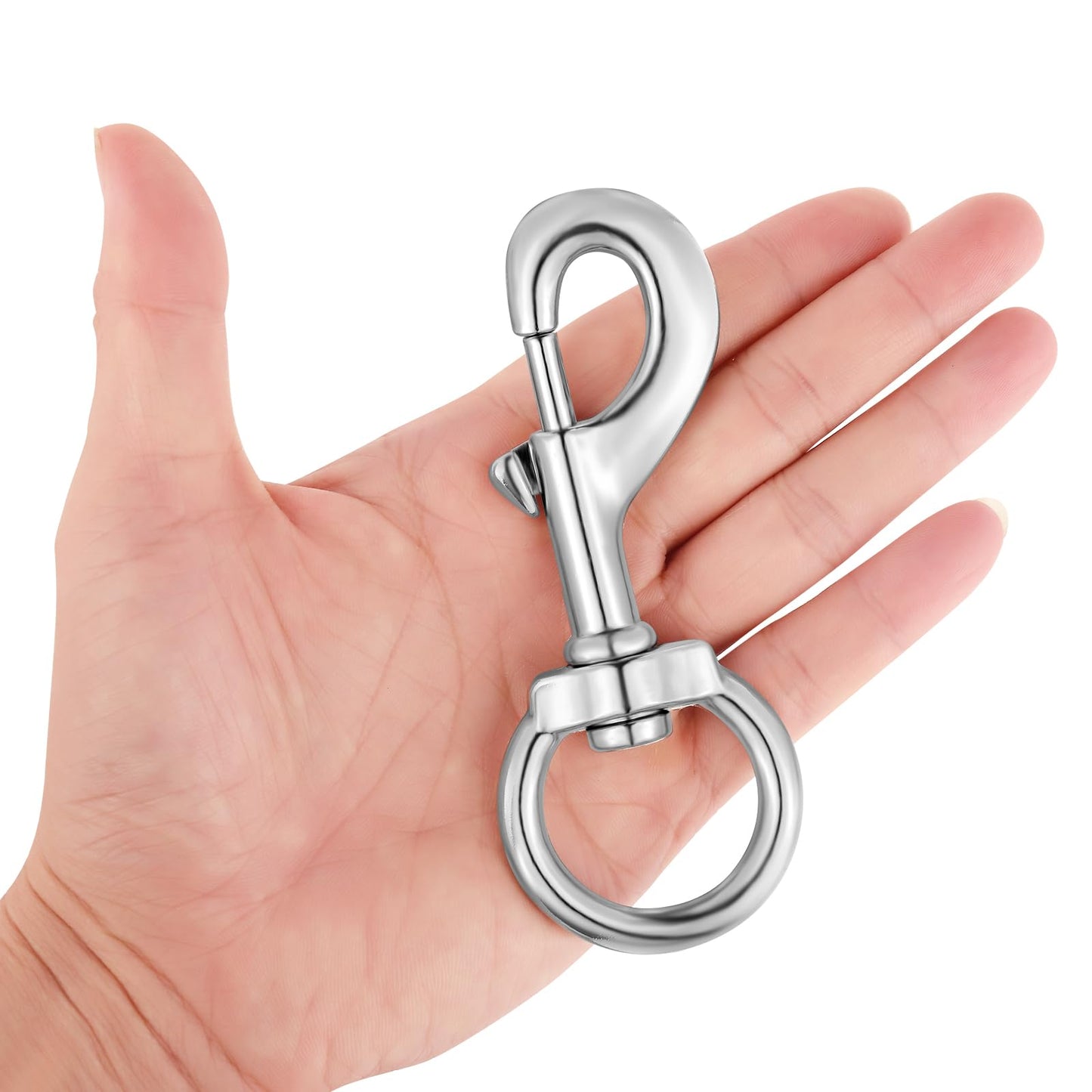 Swivel Eye Bolt Snap Hooks Dog Leash Clip Leash Clasp Large Heavy Duty 4.7 Inch 2 pcs