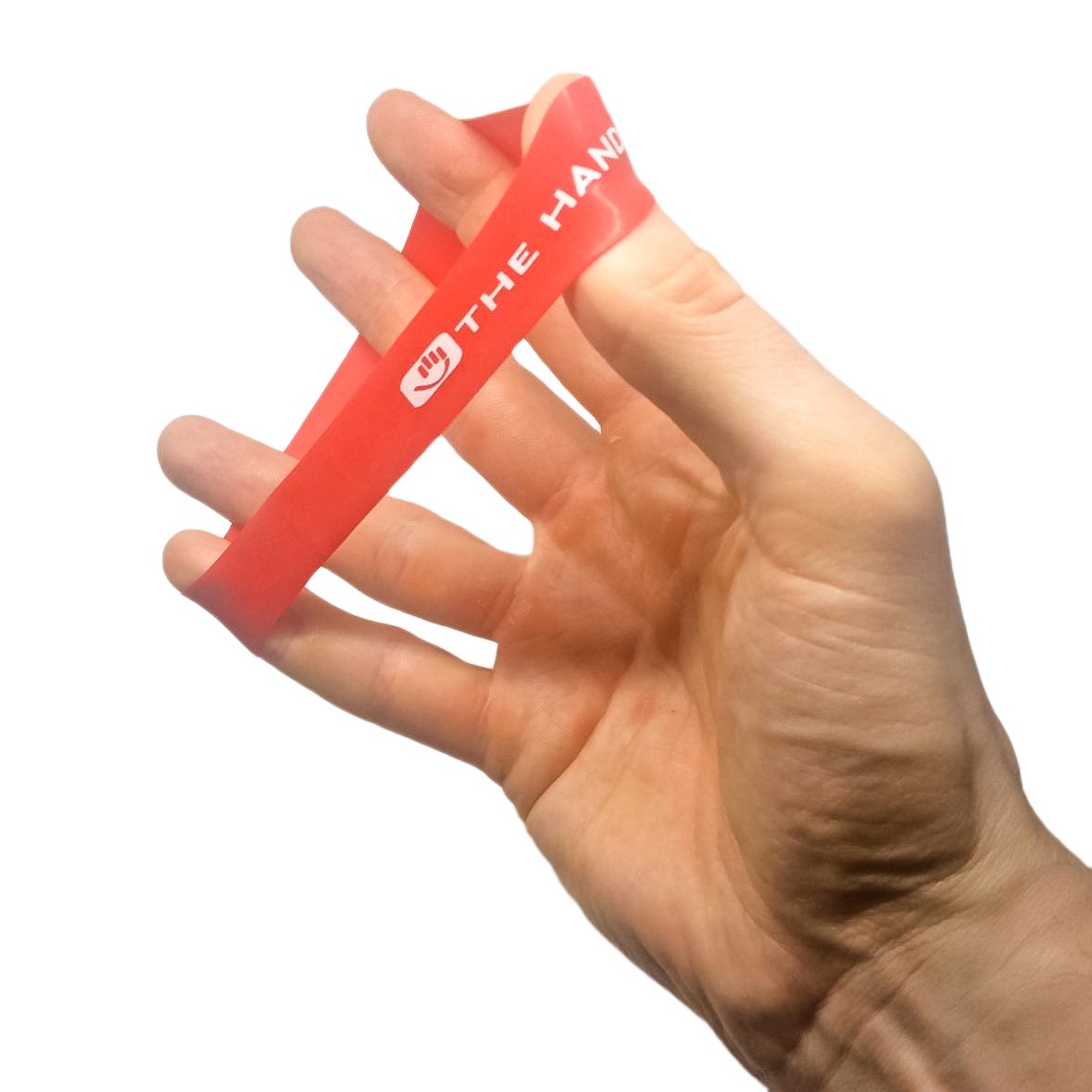 THE HAND BAND – hand exerciser and hand strengthener set - 10 finger resistance bands perfect for extensor training, forearm, hand and finger strength, hand health and injury rehabilitation
