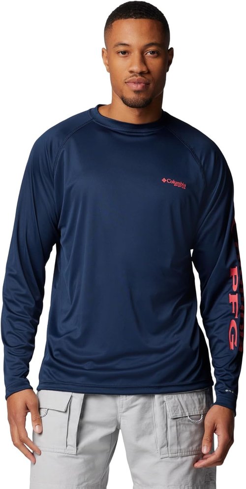 Columbia Men's PFG Terminal Tackle Long Sleeve Shirt - Quick-Dry Fabric | UPF 50 Protection