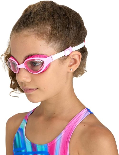 ARENA Junior Air Mirror Swim Goggles - Anti-Fog, Adjustable Strap for Kids Ages 6-12