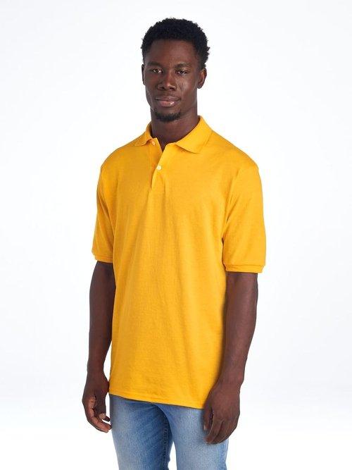 Jerzees Men's SpotShield Polo Shirts - Stain Resistant, Available in Sizes S-5X