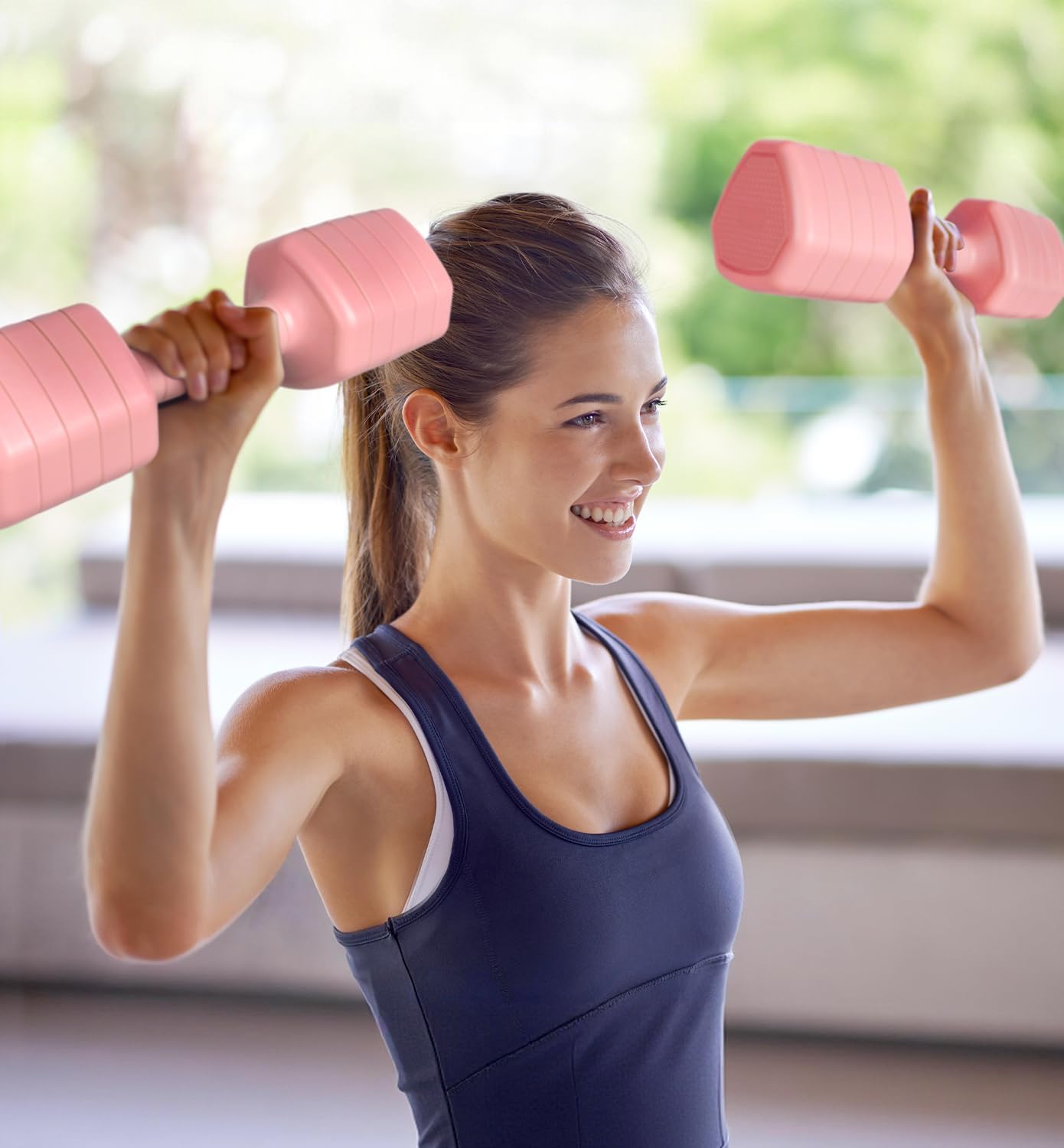Regine Adjustable Dumbbell Set - 10LBS, 20LBS, 30LBS Hand Weights for Home Gym & Outdoor Workouts