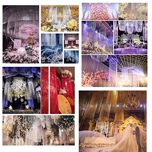 Sequin String Curtain for Doorway - 39x79 Inch - Purple
