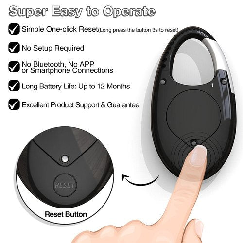 Simple 3D Step Counter, Walking Pedometer, Steps Tracker with Neck Lanyard/Carabiner for Men Women Teens Adults Seniors (Black)