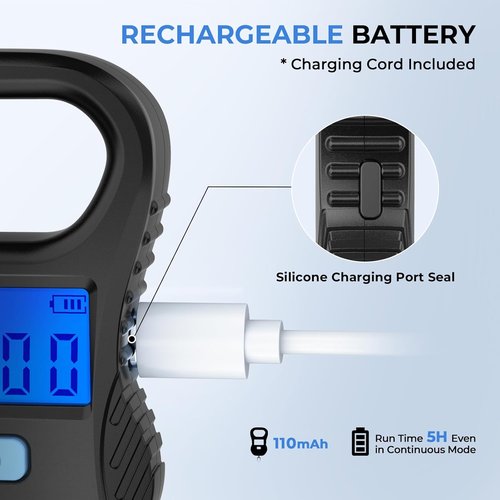Calamus Rechargeable Digital Fish Scale - 55lb Capacity, High Accuracy, Backlight LCD Display | Perfect Fishing Gift for Men